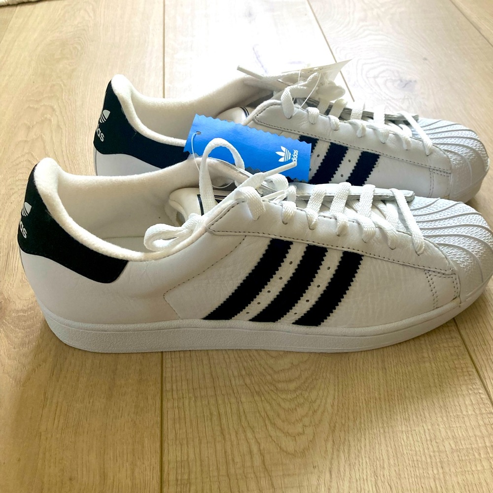 Vintage 2003 Adidas Superstar II Leather White/Black 034859 Men’s size 11.5.